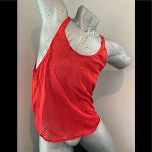 Football Mesh Tank Top -Red X089*